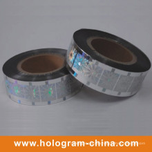 Silver Laser Hologram Hot Foil Stamping